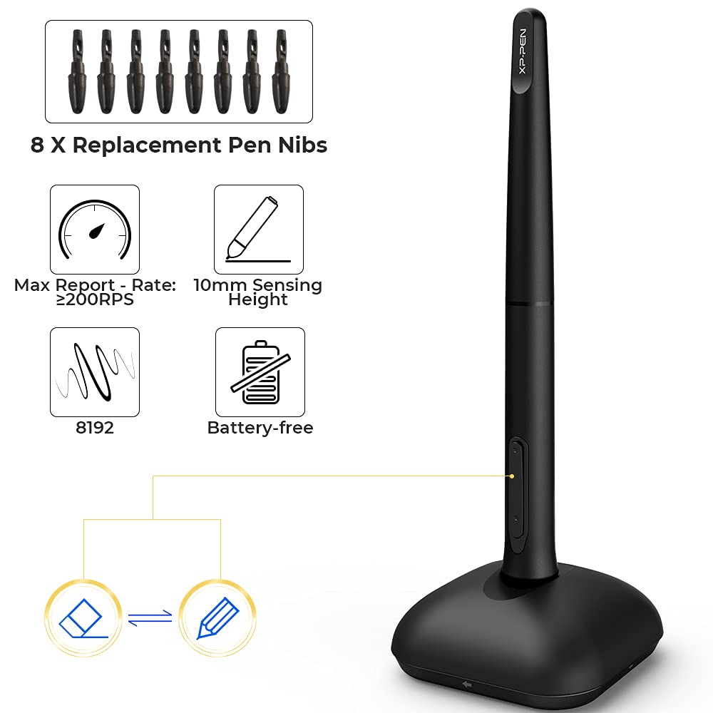 Foto 3 | Tableta De Dibujo Xp-pen Deco 01 V2 10x6.25'' Para Chromebook - Venta Internacional.