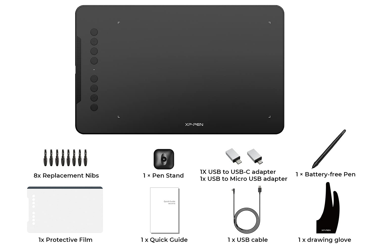 Foto 7 pulgar | Tableta De Dibujo Xp-pen Deco 01 V2 10x6.25'' Para Chromebook - Venta Internacional.