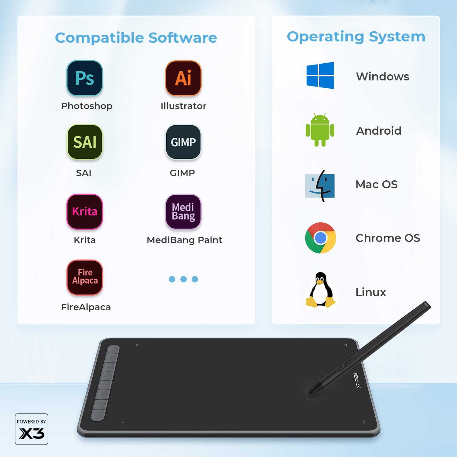 Foto 7 pulgar | Tableta De Dibujo Xp-pen Deco Lw 10x6 Bluetooth Negra - Venta Internacional.