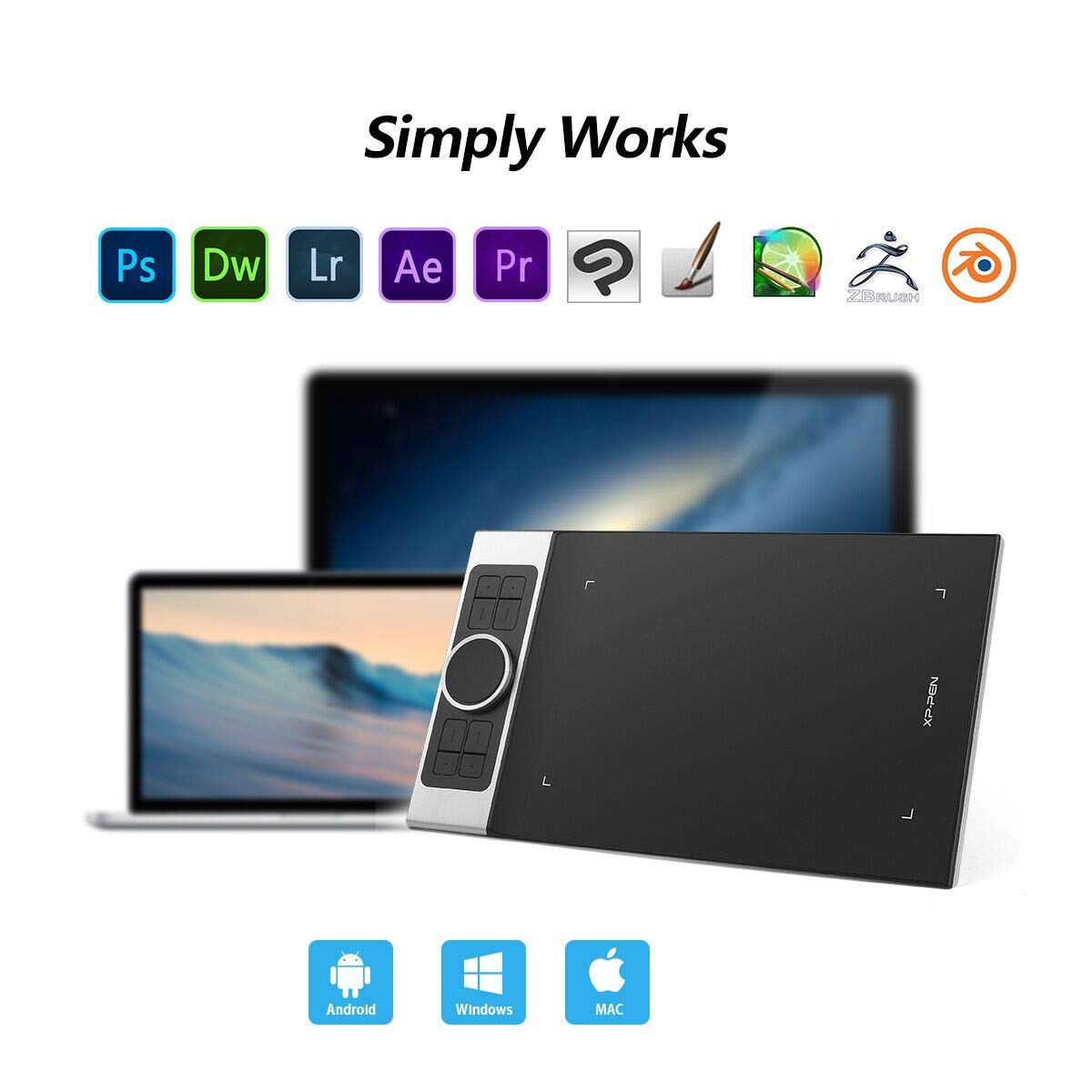 Foto 5 pulgar | Tableta De Dibujo Xp-pen Deco Pro Medium Con 8192 Niveles - Venta Internacional.