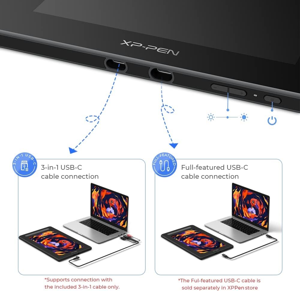 Foto 7 pulgar | Drawing Tablet Xp-pen Artist 2nd Pen Display De 15.4 Pulgadas, Color Negro - Venta Internacional.