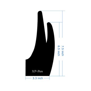 Foto 2 | Artist Glove Xp-pen Para Tableta De Dibujo Gráfico, Tamaño Libre - Venta Internacional.