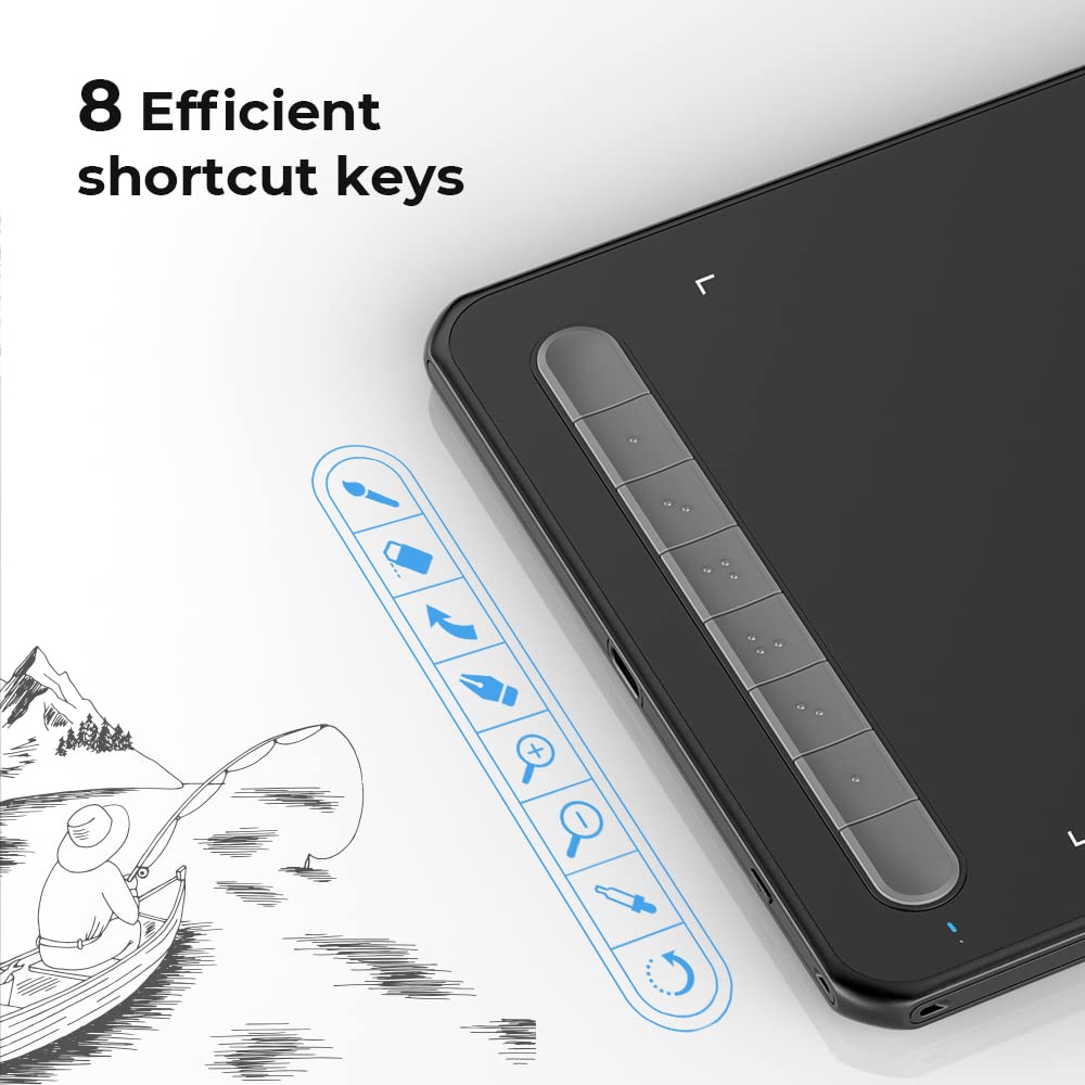 Foto 7 pulgar | Tableta De Dibujo Xp-pen Deco Mw Bluetooth Inalámbrica De 8 X 5 Pulgadas - Venta Internacional.