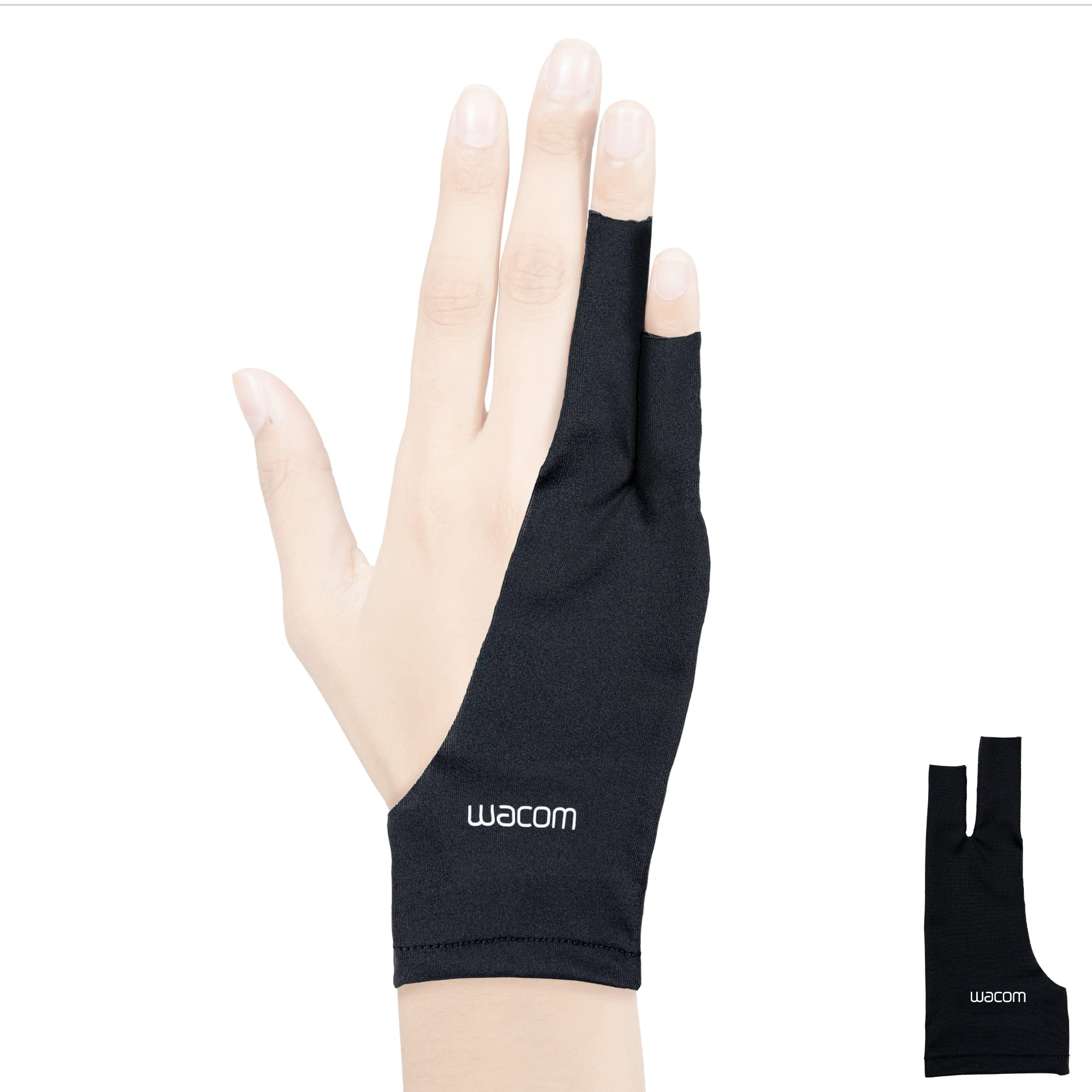 Foto 1 | Guante De Dibujo Wacom Two-finger Para Tableta De Dibujo, Color Negro - Venta Internacional.