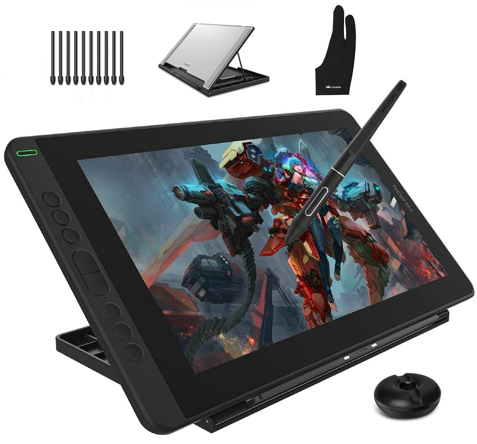 Foto 1 | Tableta Gráfica Huion Kamvas 13: Pantalla De 13,3'', Bolígrafo Y 8 Teclas Rápidas