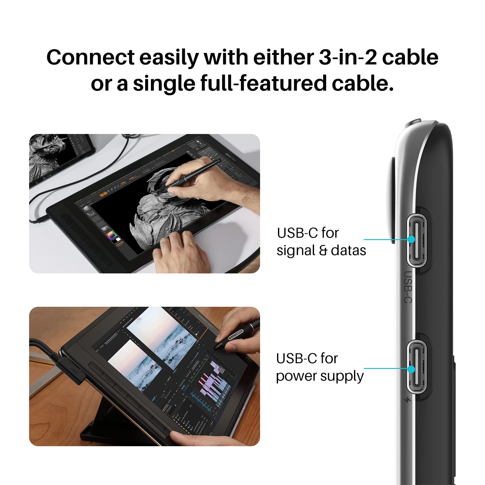 Foto 6 | Tableta De Dibujo Huion Kamvas Pro 16 2.5k Qhd Con Pantalla De 15.8''