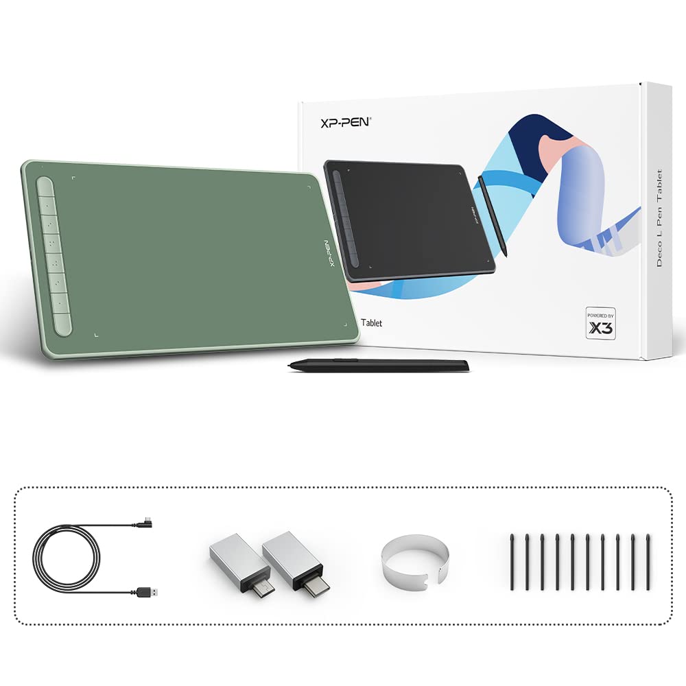 Foto 7 pulgar | Tableta De Dibujo Xp-pen Deco L De 10 X 15 Cm Con Lápiz Capacitivo Sin Batería - Venta Internacional.