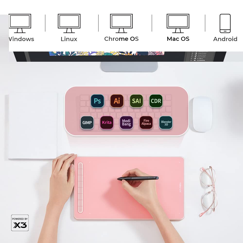 Foto 5 pulgar | Tableta de Dibujo Xp-pen Deco L 10 X 6 Pulgadas con Lápiz Capacitivo Sin Batería - Venta Internacional