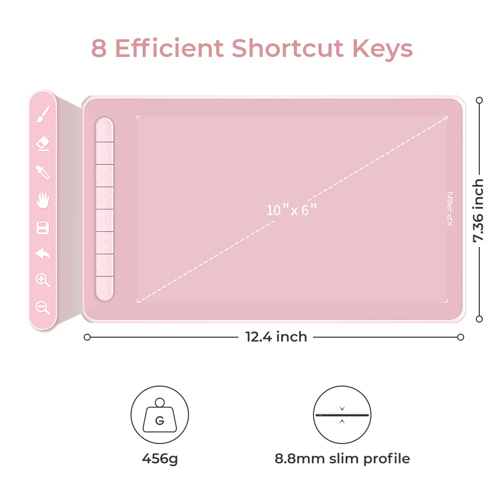 Foto 6 pulgar | Tableta de Dibujo Xp-pen Deco L 10 X 6 Pulgadas con Lápiz Capacitivo Sin Batería - Venta Internacional