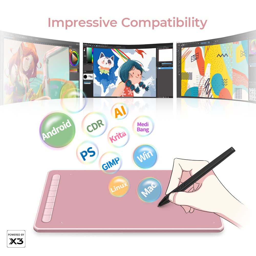 Foto 7 | Tableta de Dibujo Xp-pen Deco L 10 X 6 Pulgadas con Lápiz Capacitivo Sin Batería - Venta Internacional