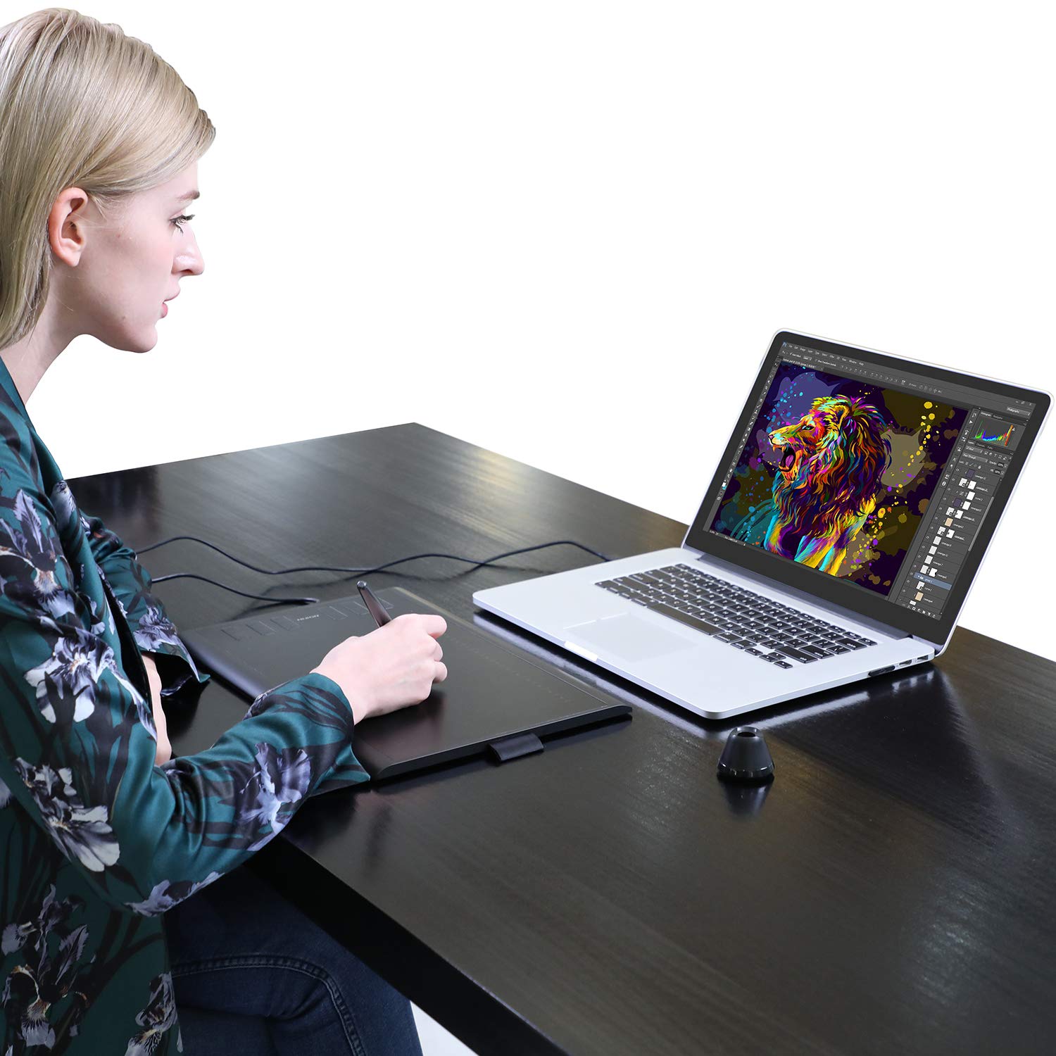 Foto 7 | Tableta De Dibujo Gráfico Huion Inspiroy H1060p 8192 Levels - Venta Internacional.