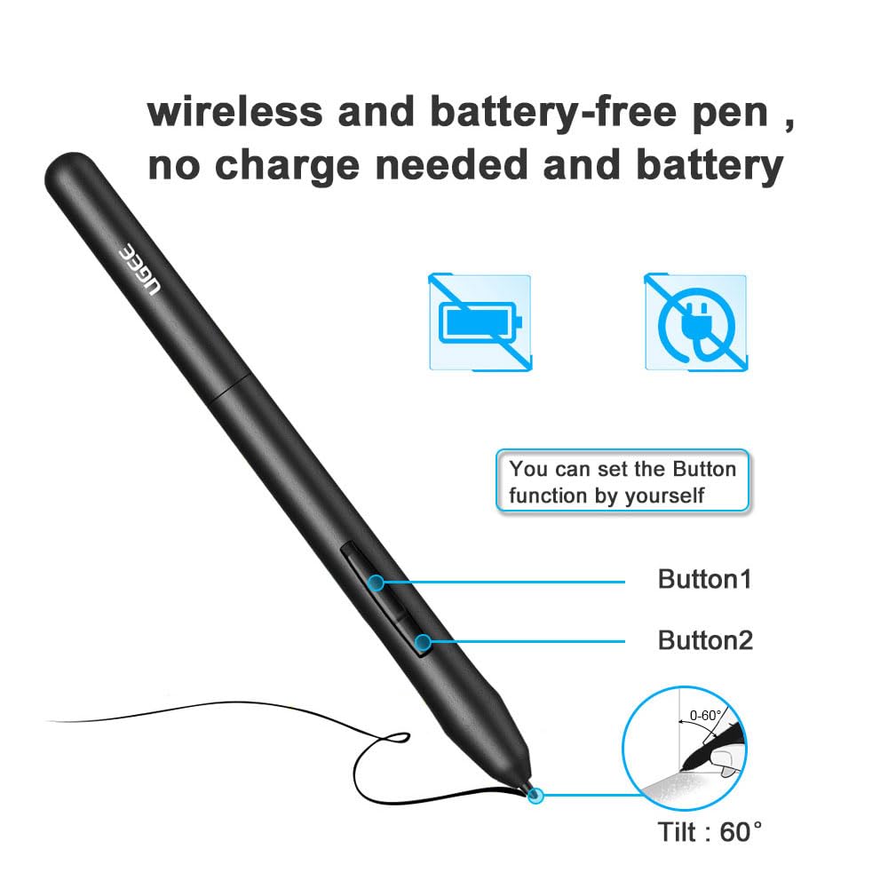 Foto 5 | Tableta De Dibujo Gráfico Ugee M708 V2 Android 10x6 Pulgadas - Venta Internacional.