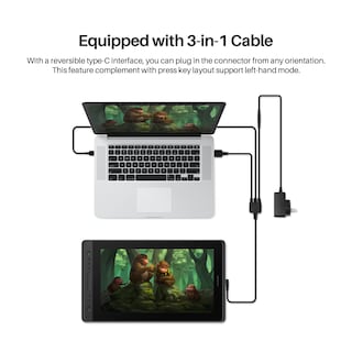 Foto 7 | Tableta De Dibujo Huion Kamvas Pro 16 De 15,6 Pulgadas Para Windows Mac - Venta Internacional.