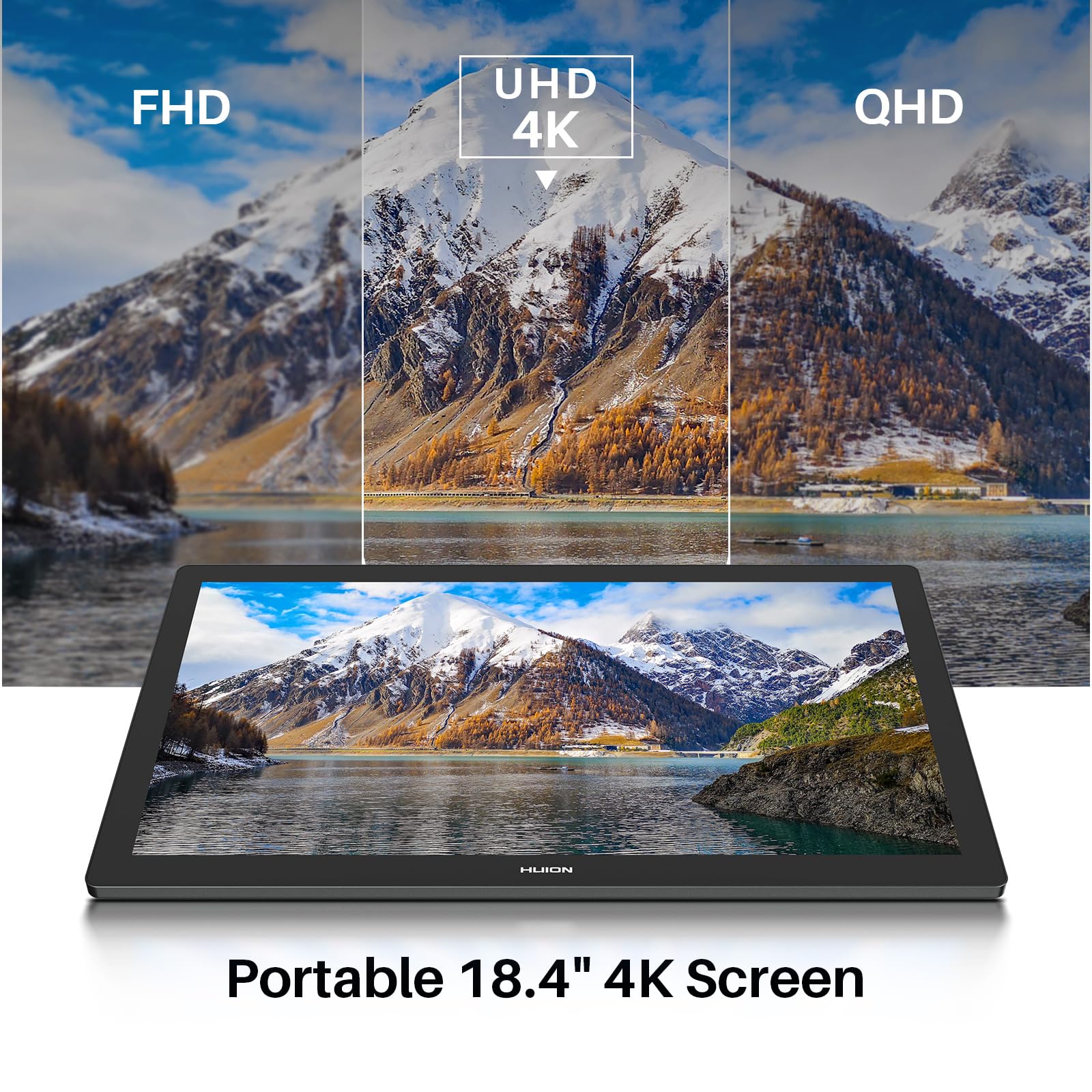 Foto 3 | Tableta De Dibujo Huion Kamvas Pro 19 4k Uhd Con Pantalla Táctil
