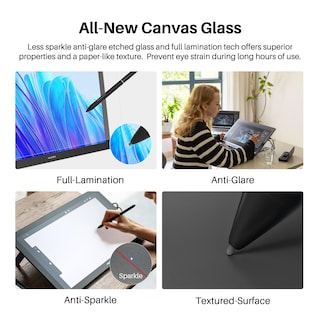 Foto 7 | Tableta De Dibujo Huion Kamvas Pro 19 4k Uhd Con Pantalla Táctil