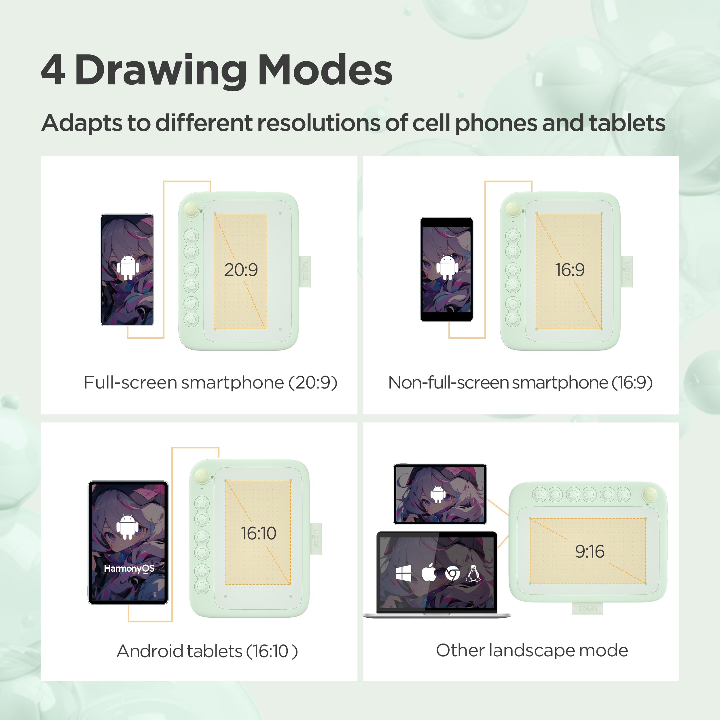 Foto 5 | Tableta De Dibujo Ugee Q6 Mobile De 6,5 X 4 Pulgadas Con 8192 Niveles - Venta Internacional.