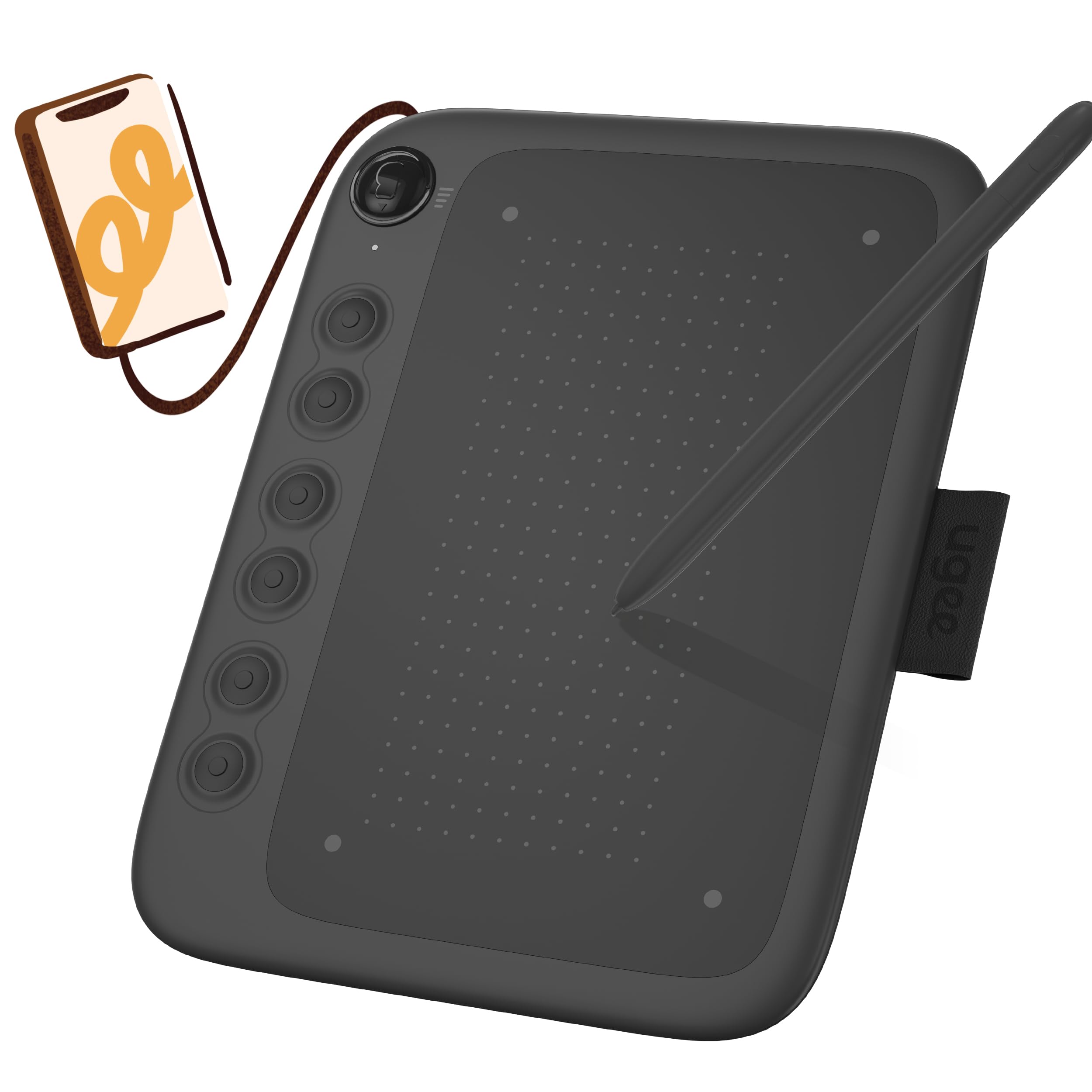 Foto 2 pulgar | Tableta De Dibujo Ugee Q6 De 16,5 X 10 Cm Para Android Con 6 Teclas De Acceso Rápido - Venta Internacional.