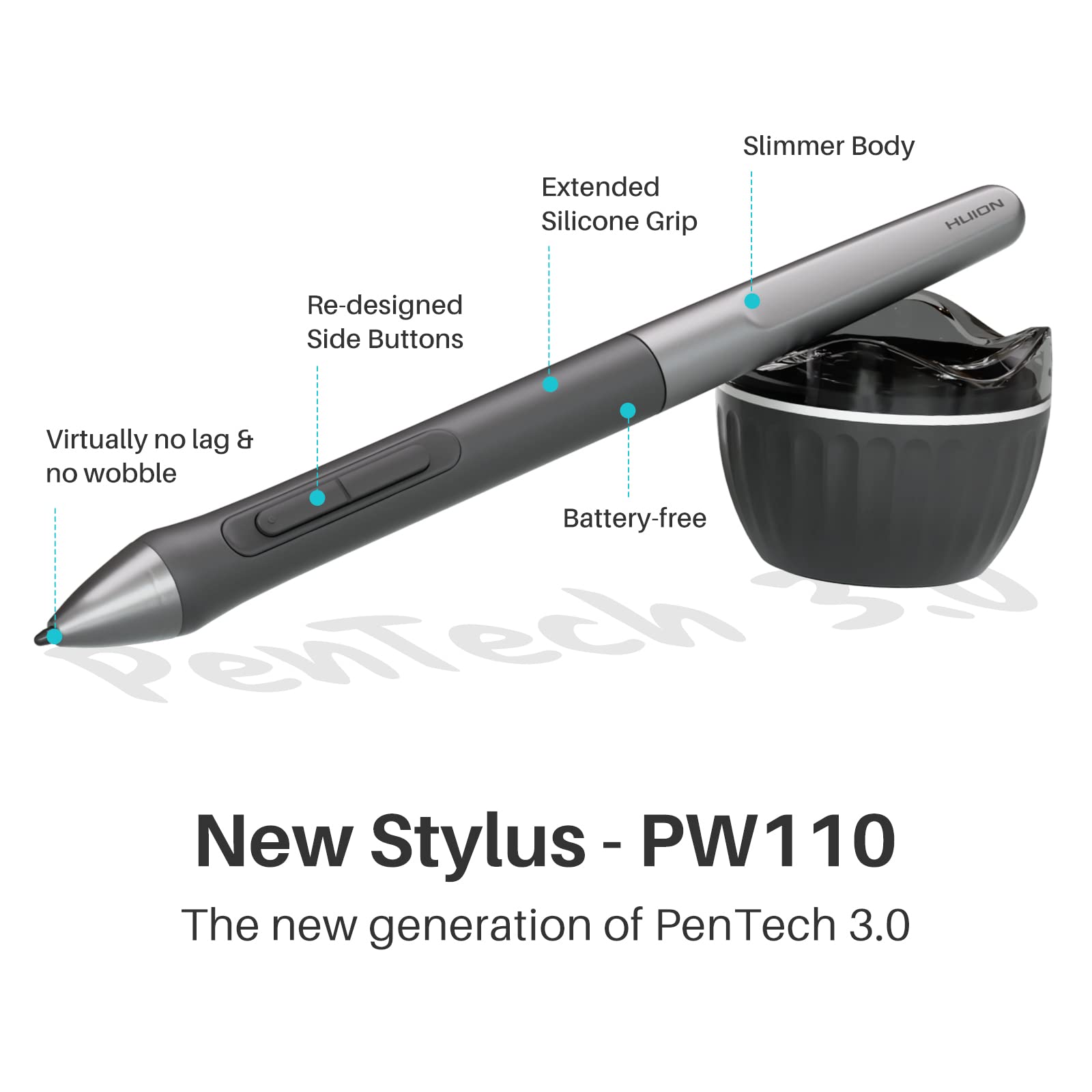 Foto 4 | Tableta De Dibujo Huion Inspiroy 2 Pequeña Con Lápiz Capacitivo Para Pc Y Android - Venta Internacional.