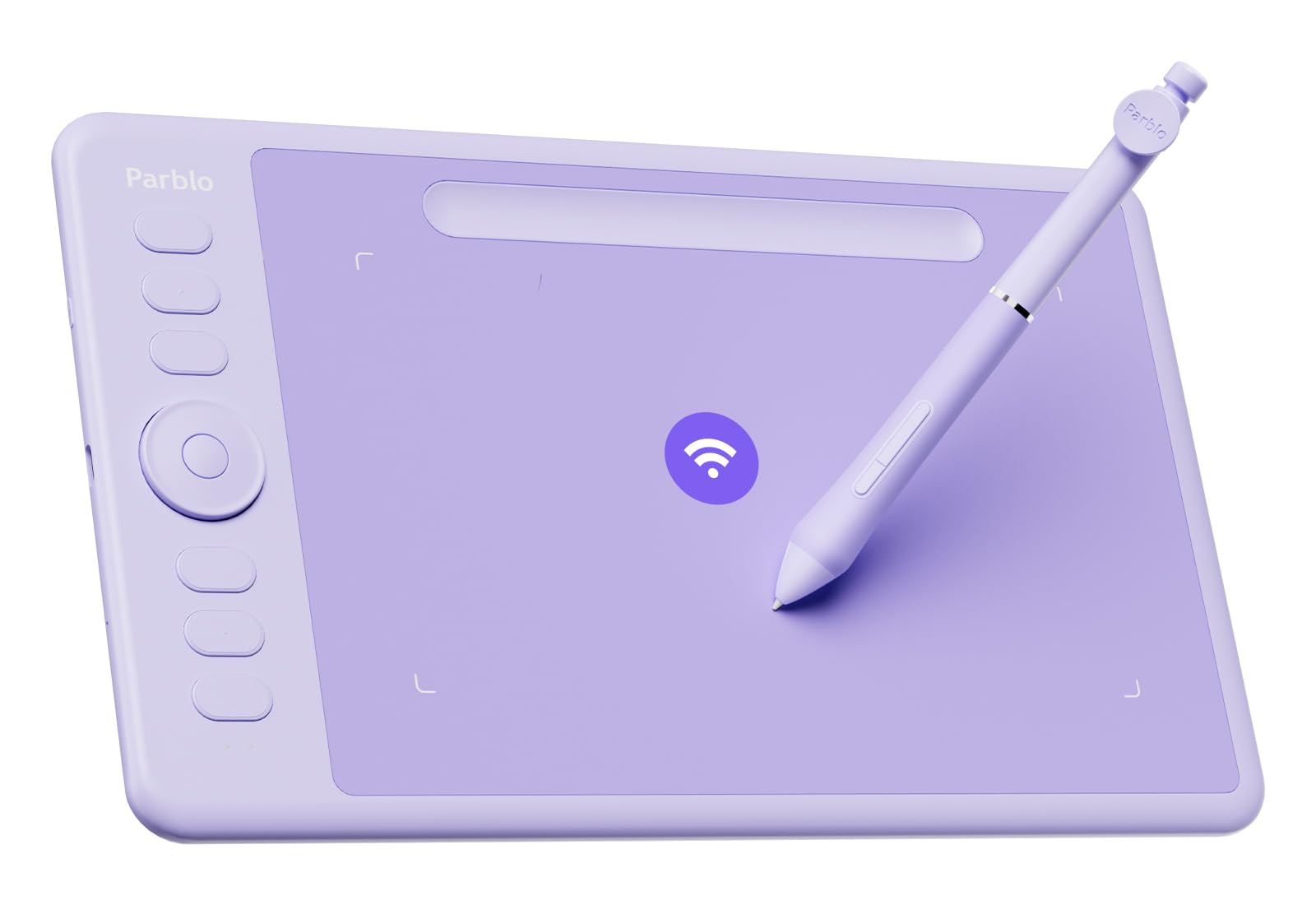 Foto 1 | Tableta De Dibujo Parblo Intangbo Sw Wireless 7x4'' Púrpura - Venta Internacional.