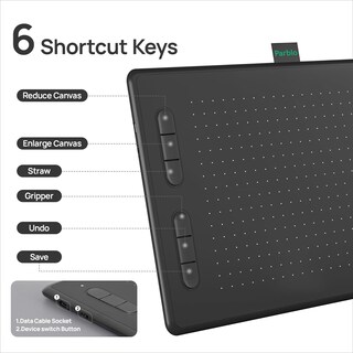 Foto 2 | Tableta De Dibujo Parblo N10b De 10 X 6 Pulgadas Con Lápiz Sin Batería P08 - Venta Internacional.