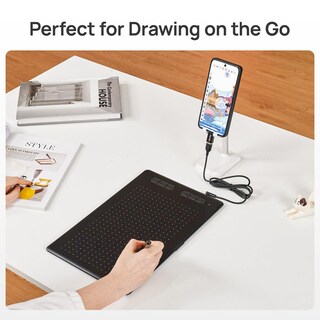 Foto 6 | Tableta De Dibujo Parblo N10b De 10 X 6 Pulgadas Con Lápiz Sin Batería P08 - Venta Internacional.