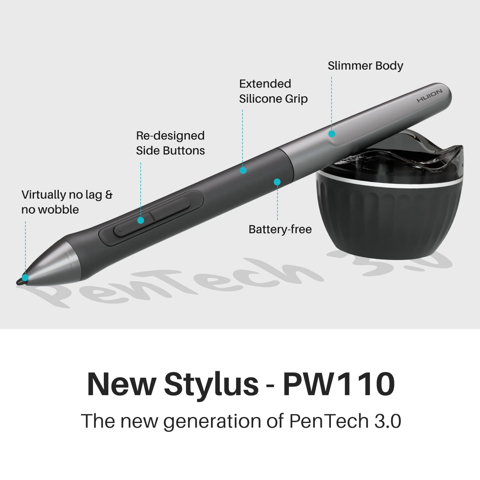 Foto 2 | Tableta De Dibujo Huion Inspiroy 2 Medium 2023 Con Lápiz - Venta Internacional.