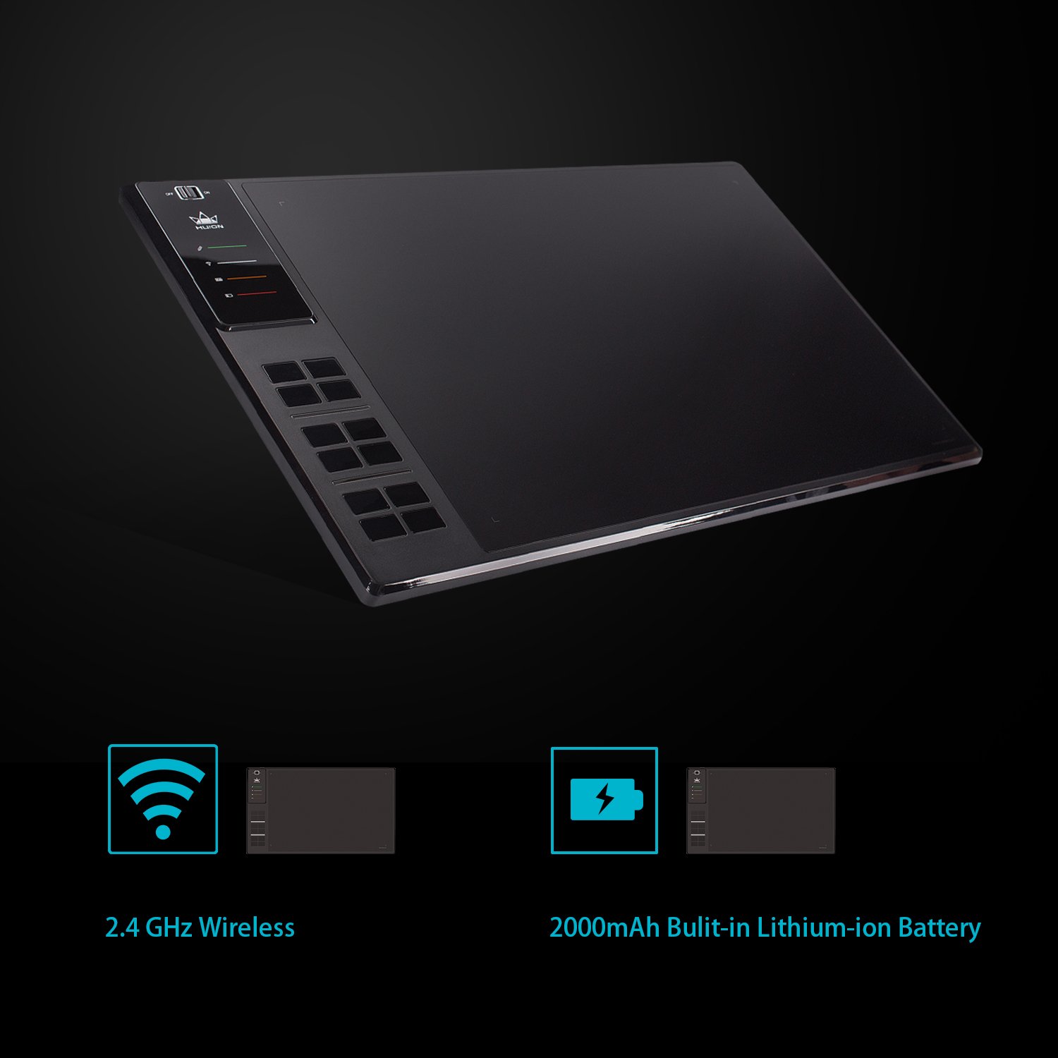 Foto 3 pulgar | Tableta Gráfica Inalámbrica Huion WH1409 con 8192 - Venta Internacional