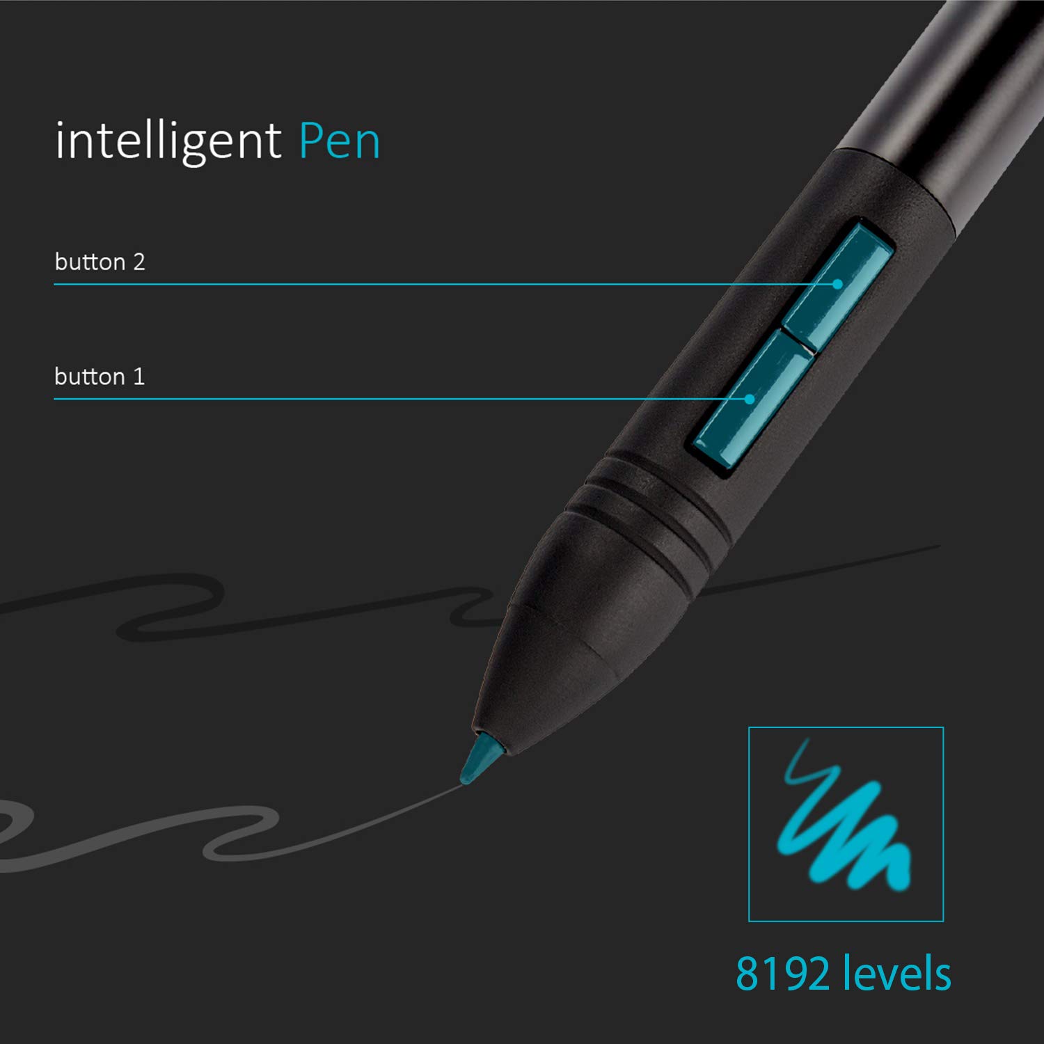 Foto 6 pulgar | Tableta Gráfica Inalámbrica Huion WH1409 con 8192 - Venta Internacional