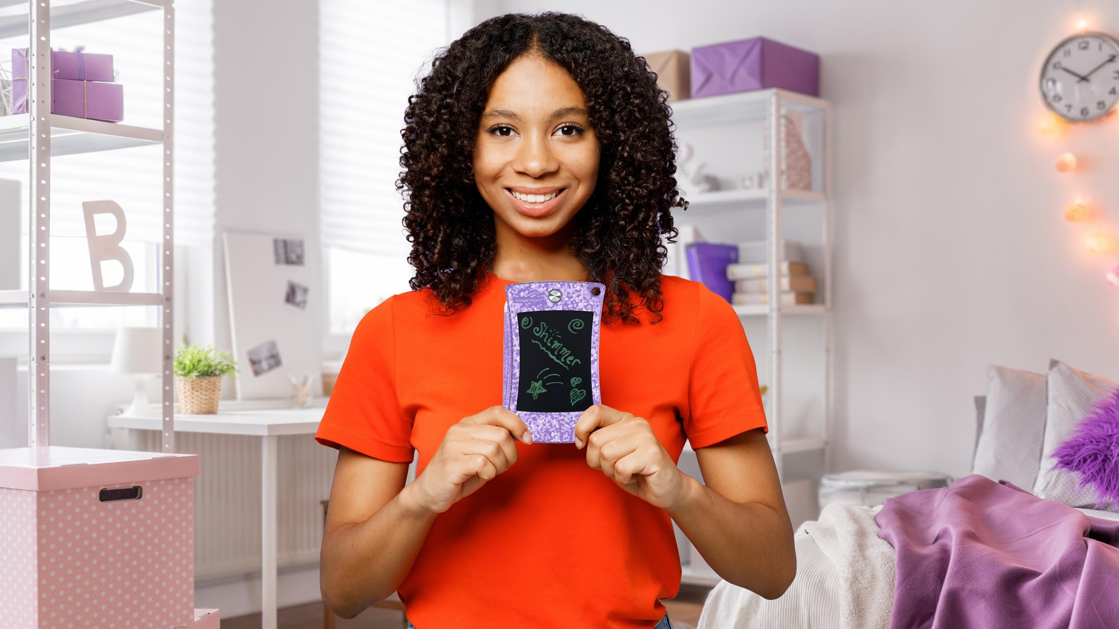 Foto 2 | Tableta de Escritura Boogie Board Jot Pocket Con Pantalla Lcd Morado - Venta Internacional
