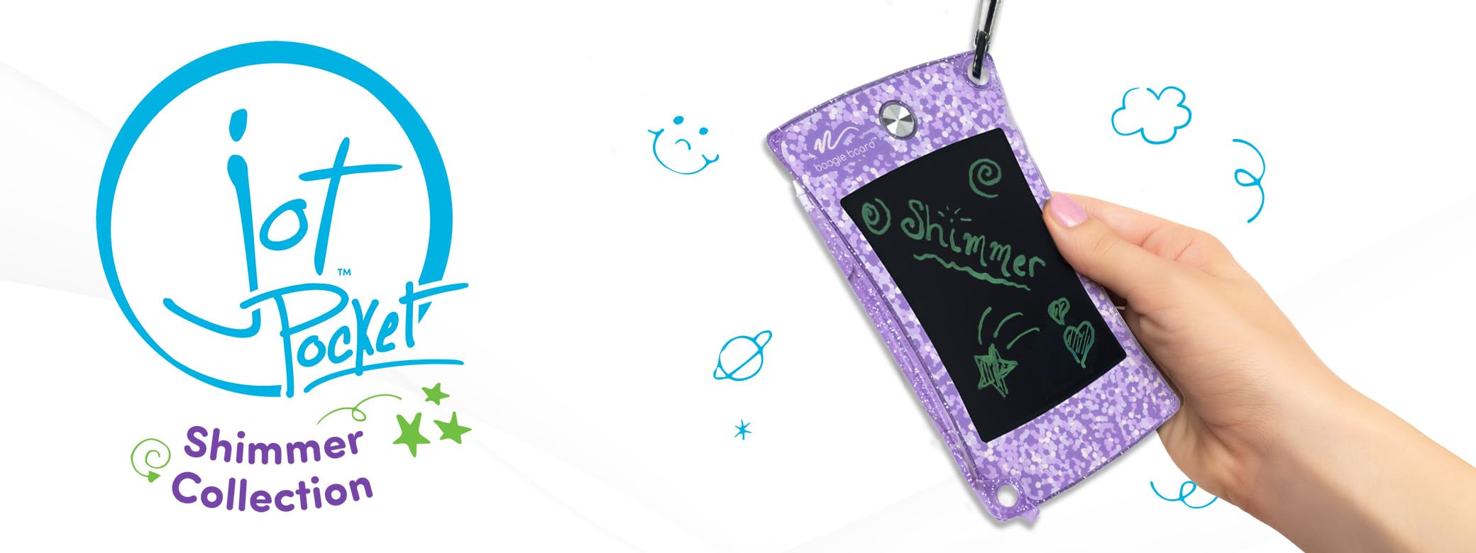 Foto 5 | Tableta de Escritura Boogie Board Jot Pocket Con Pantalla Lcd Morado - Venta Internacional