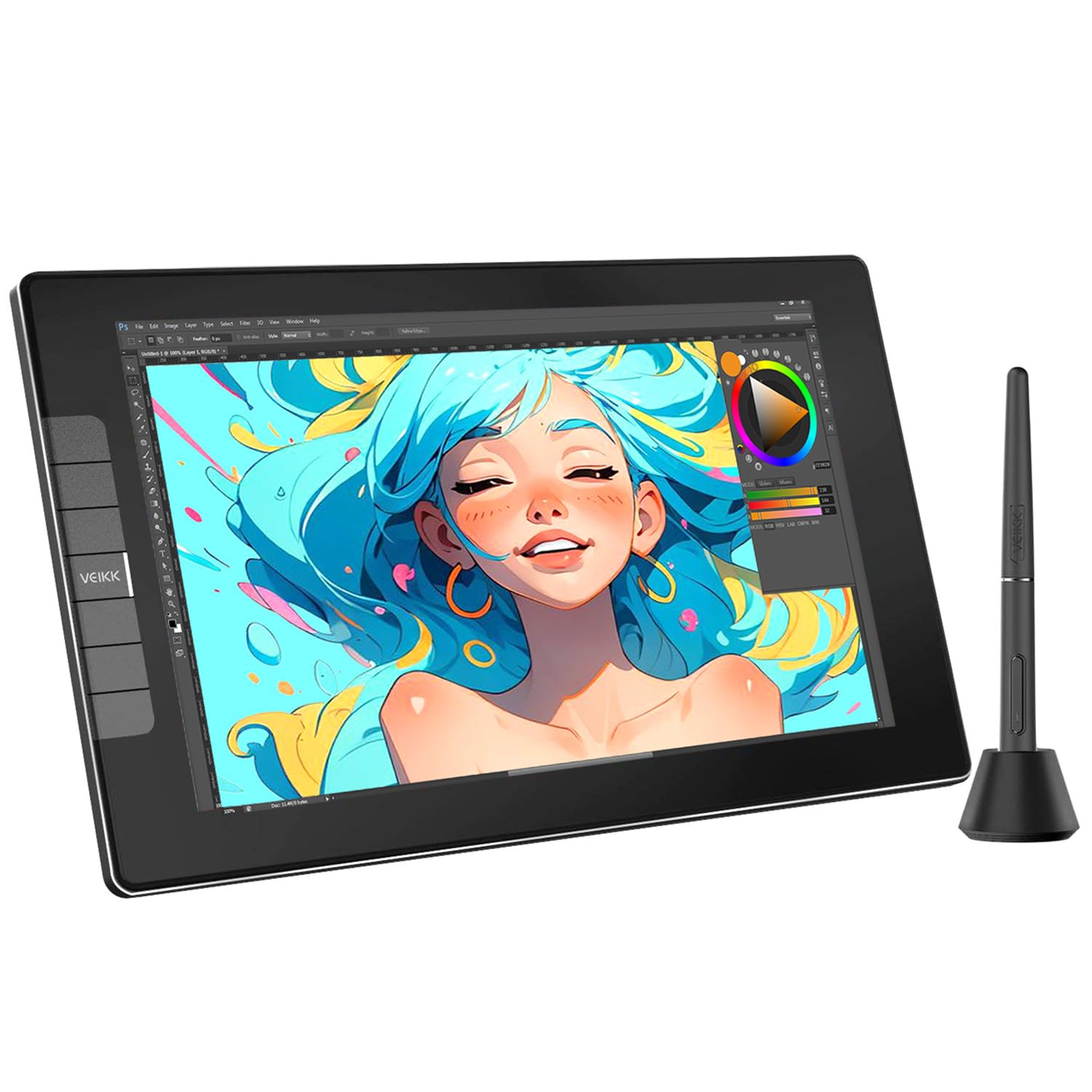 Foto 2 pulgar | Tableta De Dibujo Veikk Vk1200v2 Full Hd De 11.6 Pulgadas Con Lápiz Capacitivo - Venta Internacional.
