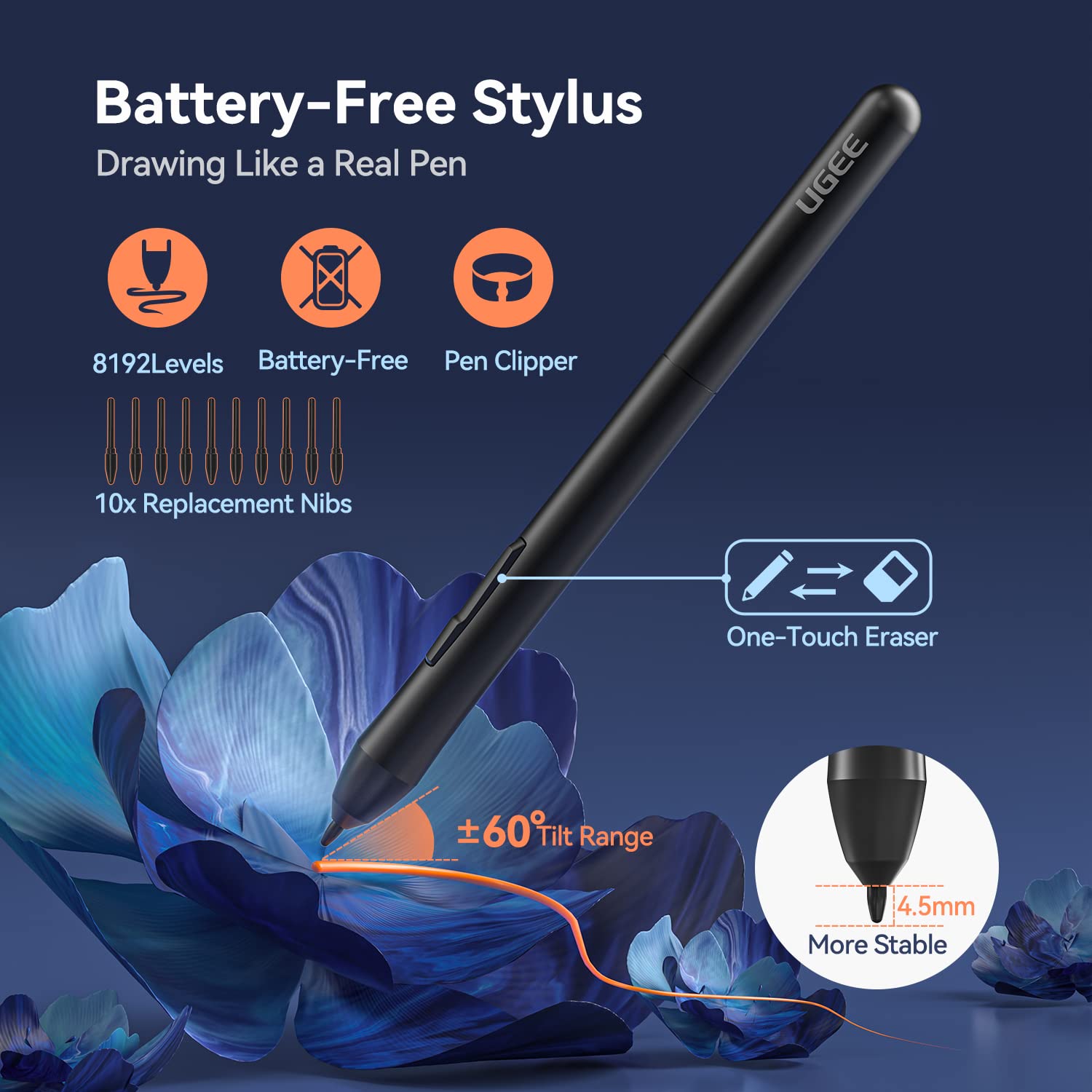Foto 4 pulgar | Tableta De Dibujo Gráfico Ugee S640 De 6,5 X 4 Pulgadas Con Lápiz - Venta Internacional.