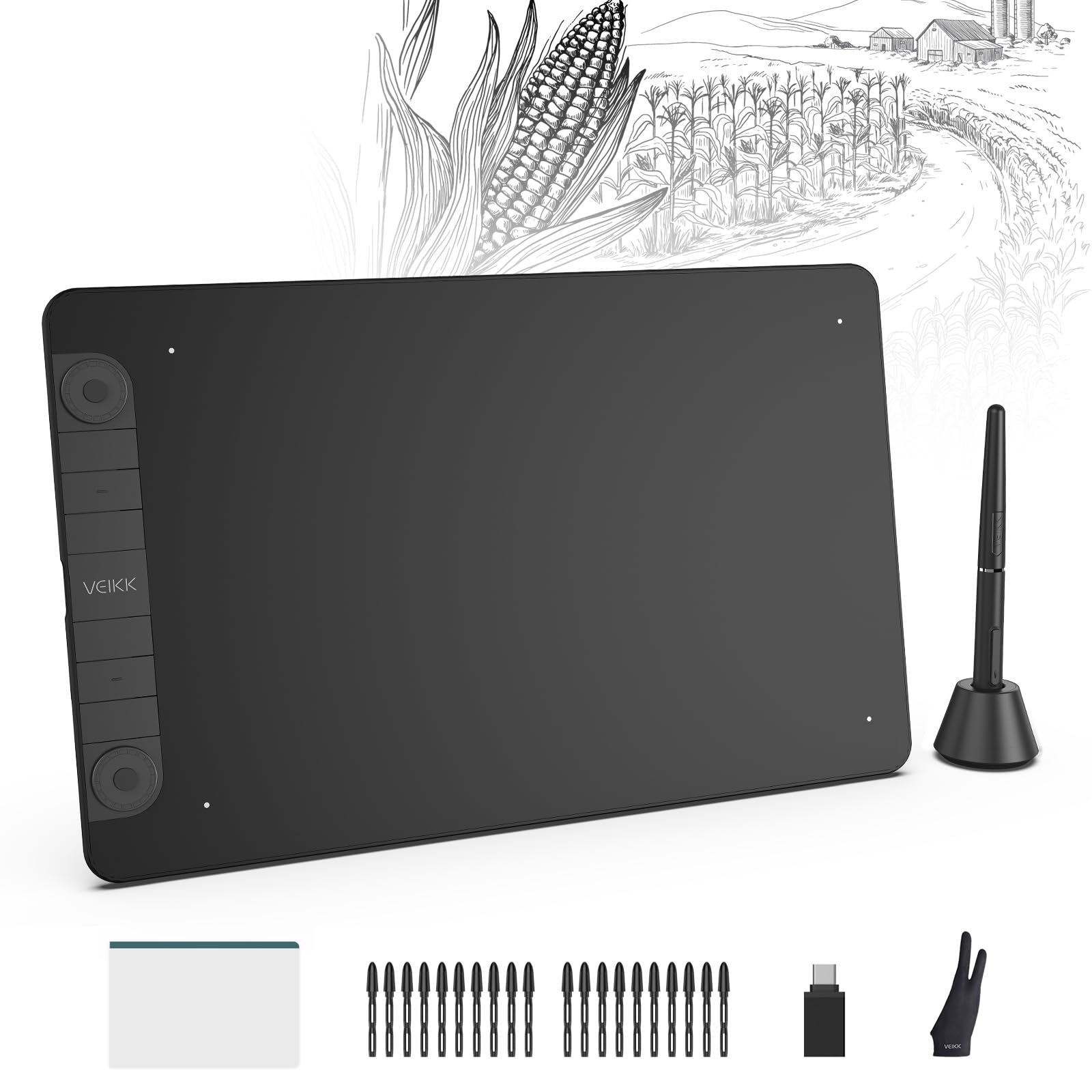 Foto 2 pulgar | Tablet de Dibujo Veikk Vk1060pro de 10x6"-Venta Internacional