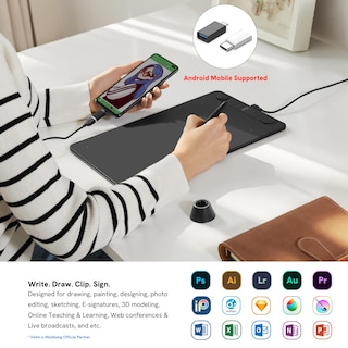 Foto 4 | Tablet de Dibujo Veikk Vk1060pro de 10x6"-Venta Internacional