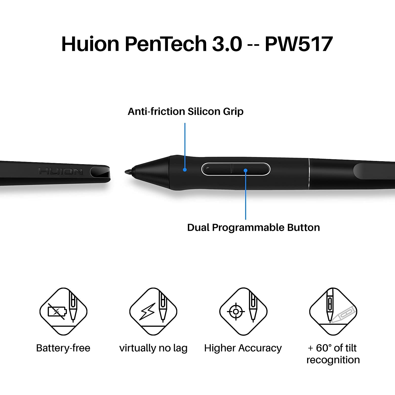 Foto 8 pulgar | Tableta De Dibujo Inalámbrica Huion Inspiroy Keydial Kd200 Bluetooth - Venta Internacional.