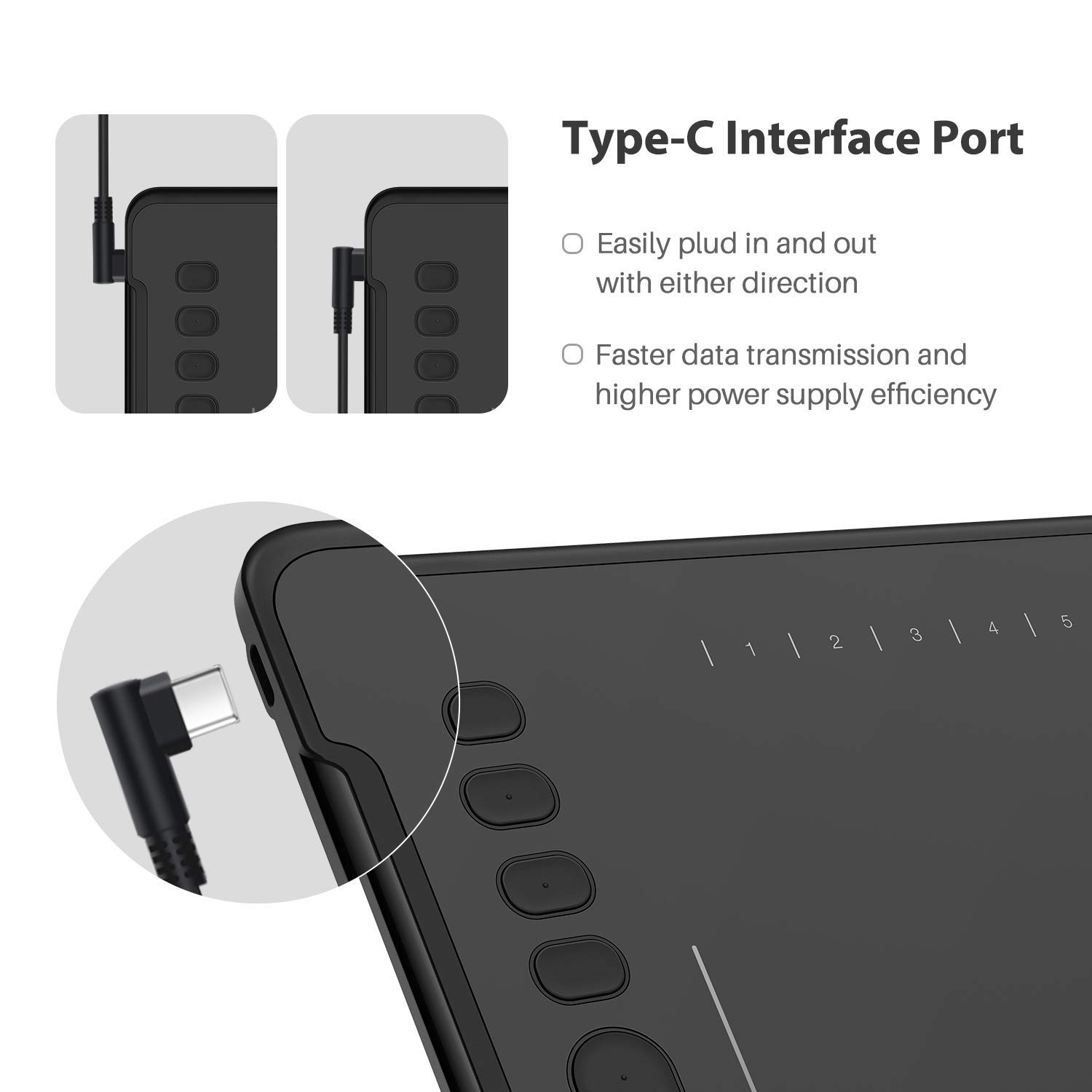 Foto 6 pulgar | Tableta De Dibujo Huion Inspiroy H1161 Con Stylus 8192 Pressure - Venta Internacional.