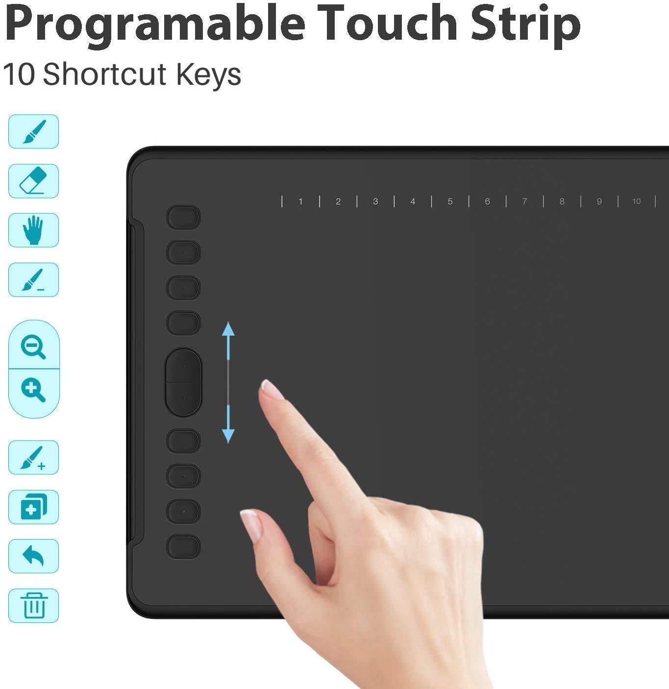 Foto 8 pulgar | Tableta De Dibujo Huion Inspiroy H1161 Con Stylus 8192 Pressure - Venta Internacional.