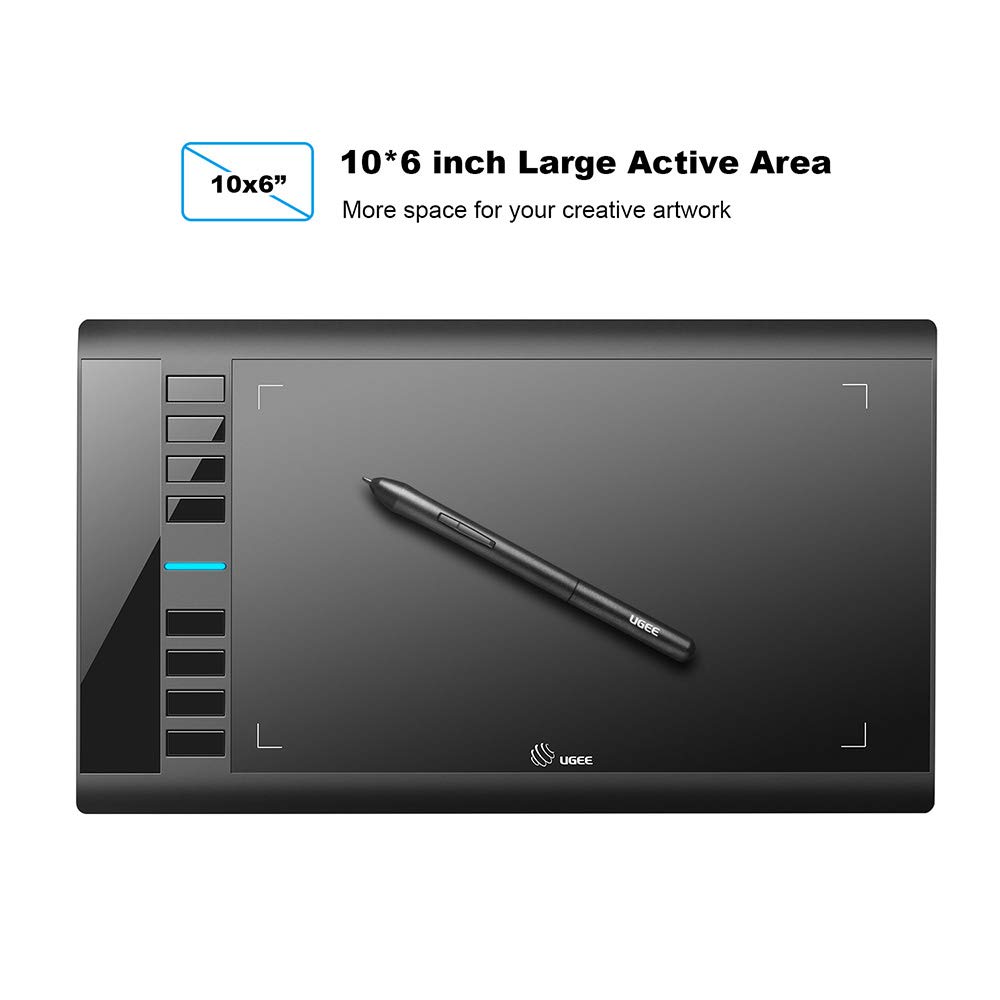 Foto 2 | Tableta Gráfica Digital Ugee M708 De 10x6 Pulgadas - Venta Internacional.