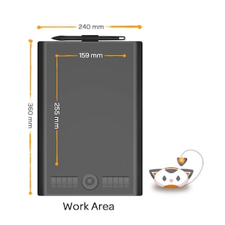 Foto 6 | Gaomon M10k - Tableta De Dibujo Gráfico (10 X 6,2 Pulgadas, 8192, Niveles De Presión, Lápiz Capacitivo Sin Batería)