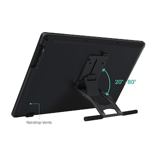 Foto 8 | Tableta Gráfica Huion Kamvas 24 Color Negro, 23,8 Pulgadas, Qhd, Con Soporte Ajustable, Lápiz Sin Batería Y Guante