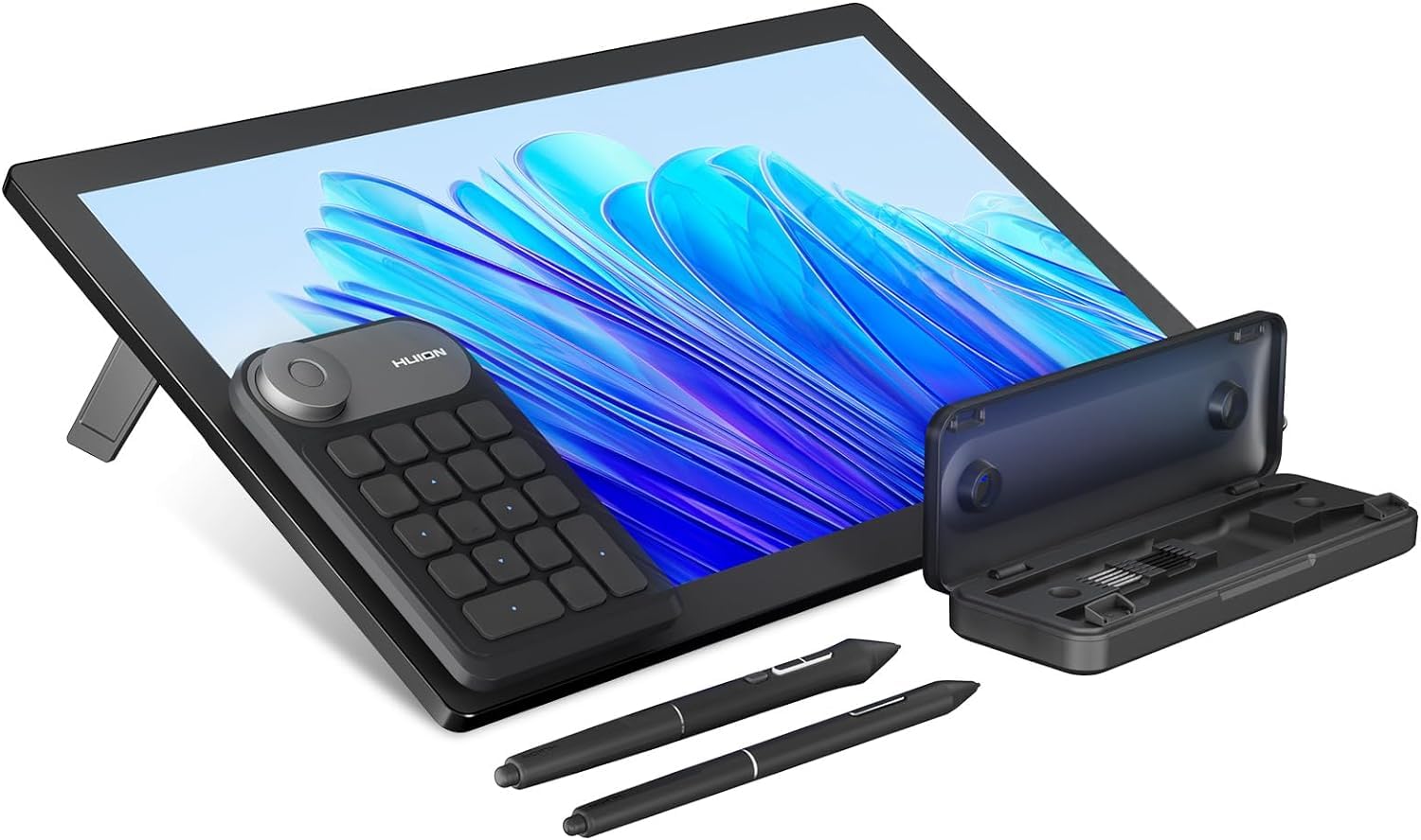 Foto 2 pulgar | Tableta Gráfica Huion Kamvas Pro 24 4k Color Negro, 23,8 Pulgadas, Laminada Ips, Con Soporte Ajustable Y Mini Keydial