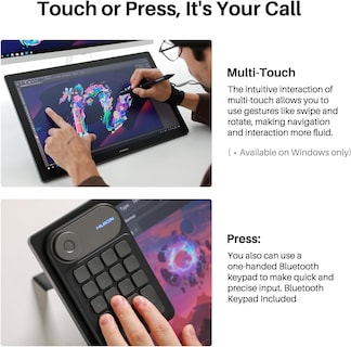 Foto 7 | Tableta Gráfica Huion Kamvas Pro 24 4k Color Negro, 23,8 Pulgadas, Laminada Ips, Con Soporte Ajustable Y Mini Keydial