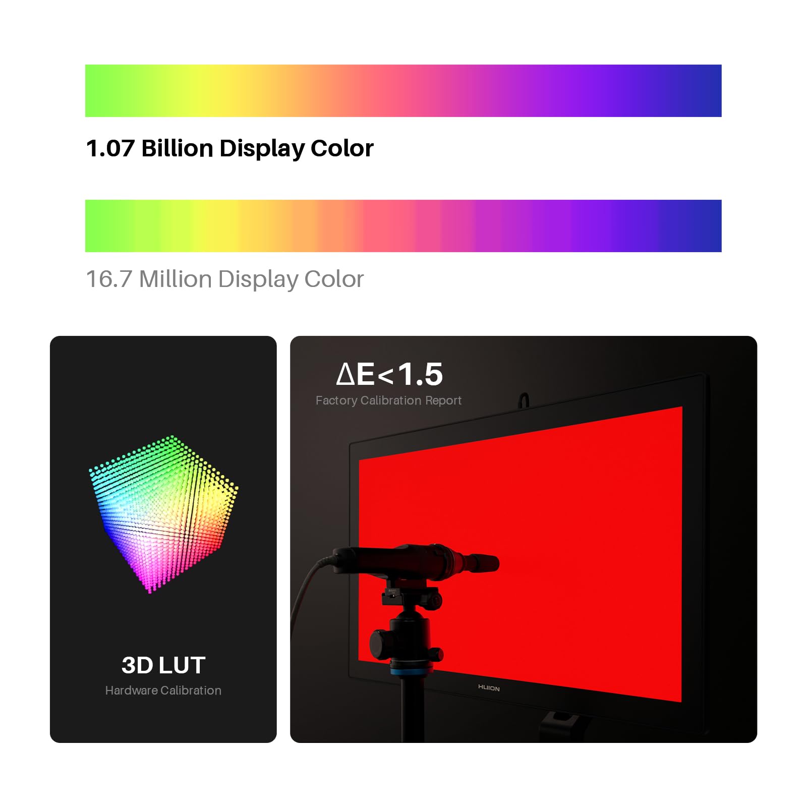 Foto 5 pulgar | Huion Kamvas Pro 27 4k Tablet Gráfica Con Lápiz Sin Batería, Vidrio Antirreflejo, Pentech 4.0 Y Pantalla Laminada 9