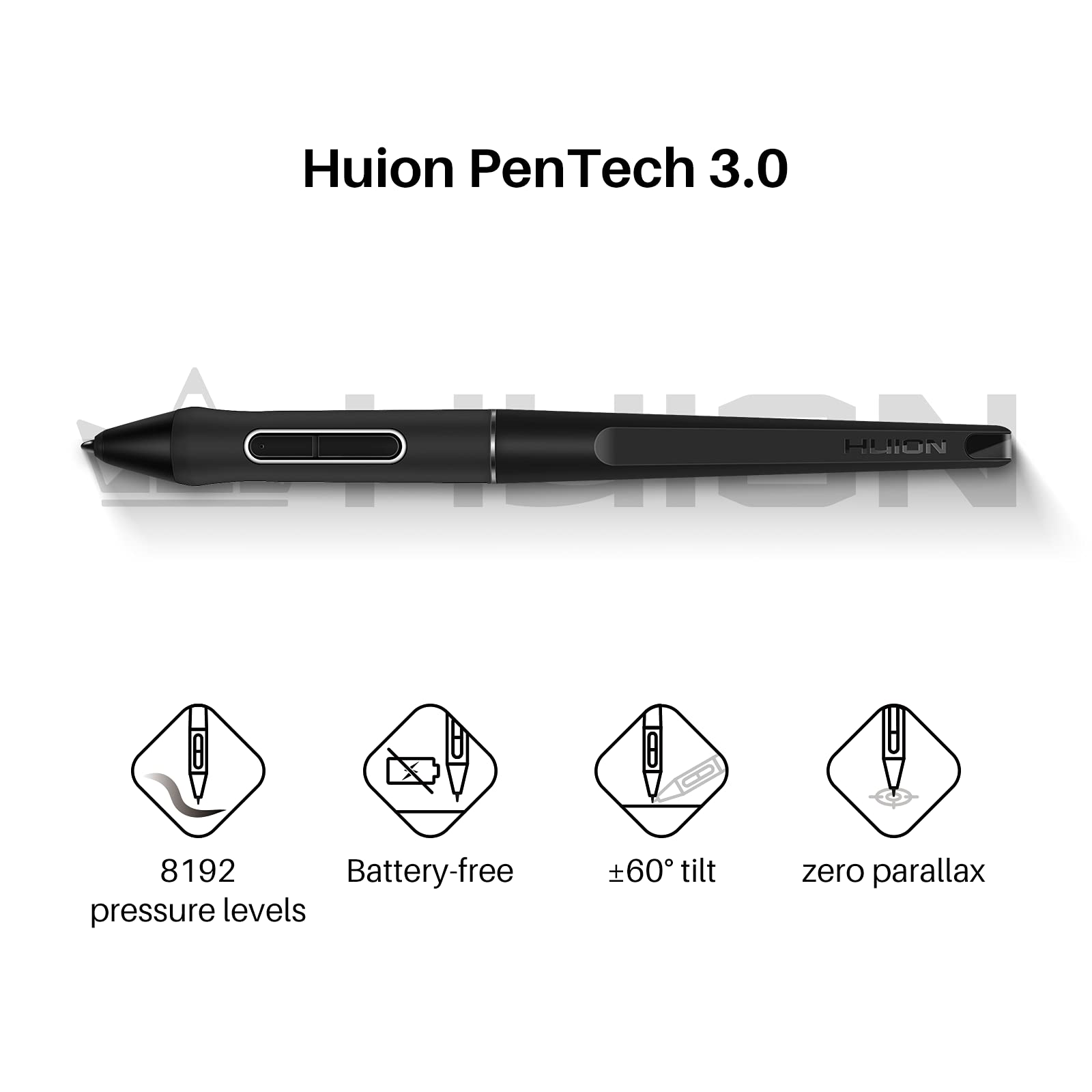 Foto 5 | Huion Kamvas Pro 16 Plus 4k Tablet Gráfica 15.6'' Con Lápiz Sin Batería, Pantalla Laminada, 145% Srgb, Compatible