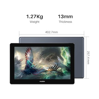 Foto 8 | Huion Kamvas Pro 16 Plus 4k Tablet Gráfica 15.6'' Con Lápiz Sin Batería, Pantalla Laminada, 145% Srgb, Compatible