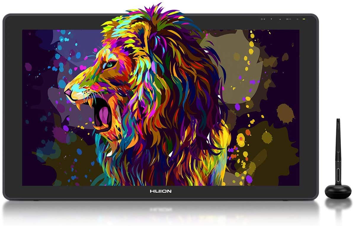 Foto 1 | Huion Kamvas 24 Plus 2.5k Qhd Tablet Gráfica Con Lápiz Sin Batería, Pantalla Laminada Qd, 140% Srgb, Para Pc Y Mac
