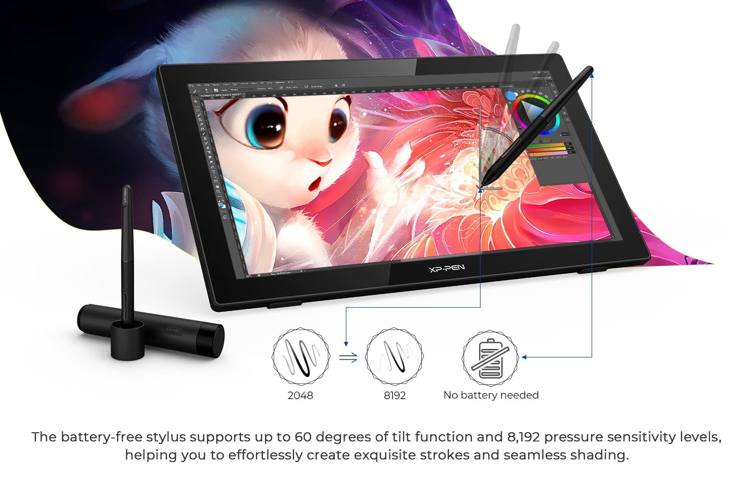 Foto 4 pulgar | Tableta De Dibujo Xp-pen Artist 22 2nd De 21,5 Pulgadas Con Lápiz Capacitivo - Venta Internacional.