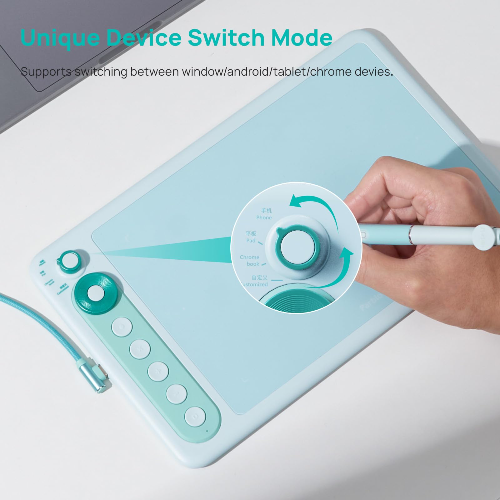 Foto 6 pulgar | Tableta de Dibujo Parblo Intangbo con Stylus S01 - Venta Internacional