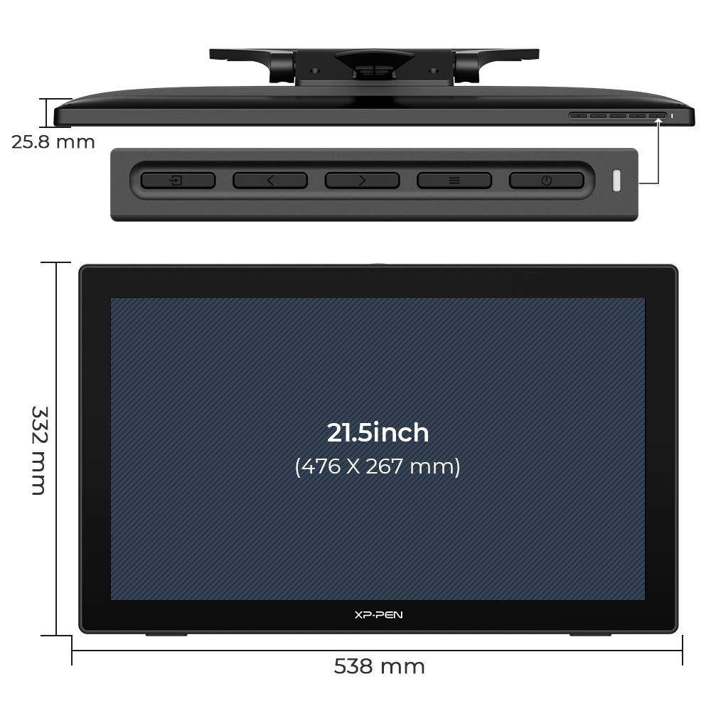 Foto 5 | Tableta De Dibujo Xp-pen Artist 22 2nd 21.5 Pulgadas Con Soporte - Venta Internacional.