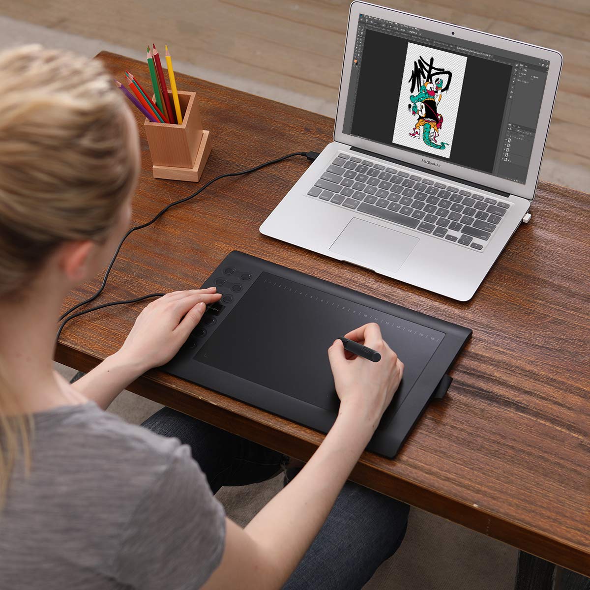 Foto 7 | Tableta Gráfica Gaomon M106k Pro De 25 X 16 Cm - Venta Internacional.